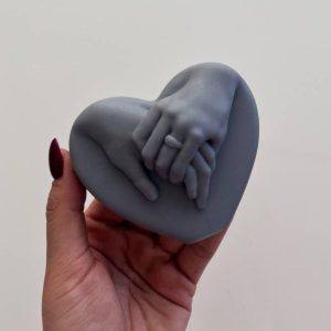 قلب طرح حلقه