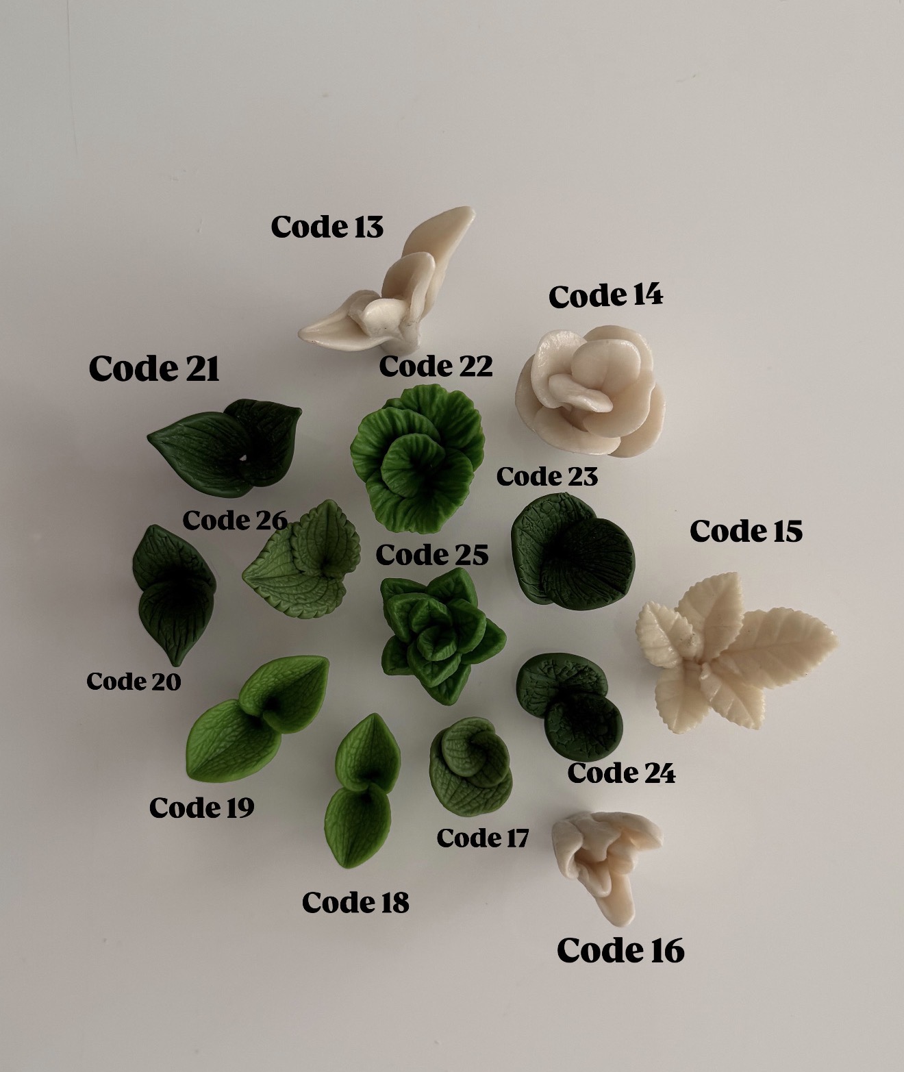 برگ کدهای 13 تا 26