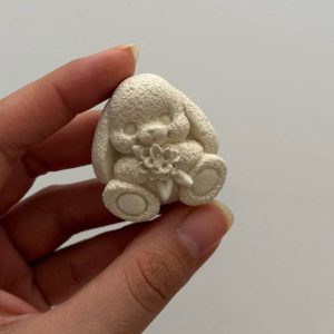 خرگوش گل بدست