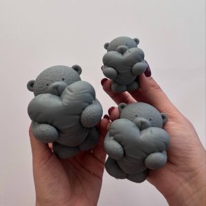 قالب تدی قلب به دست